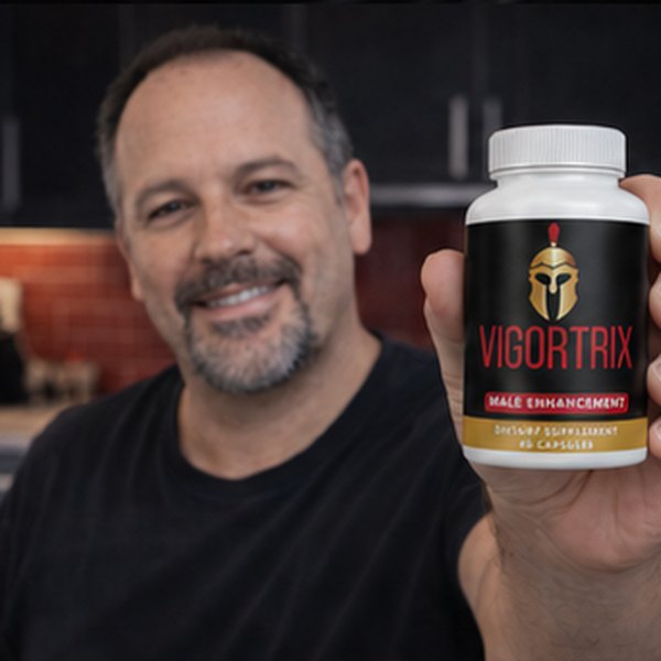 VigorTrix customer holding the bottle