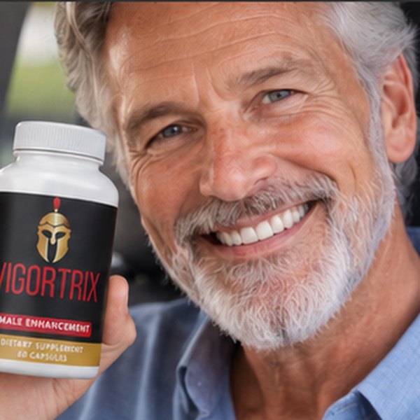 VigorTrix customer holding the bottle